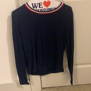 H&M Long Sleeve Ribbed Shirt